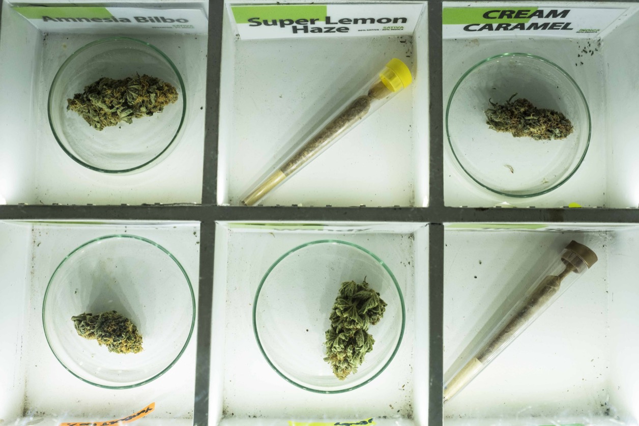 Barcelona's clubs have a menu of cannabis products for members to choose from. Barcelona's clubs have a menu of cannabis products for members to choose from.